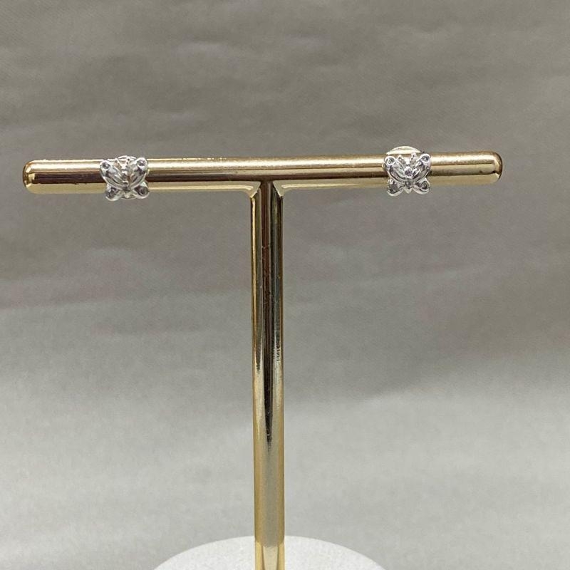 BRINCO BORBOLETA COM ZIRCONIA