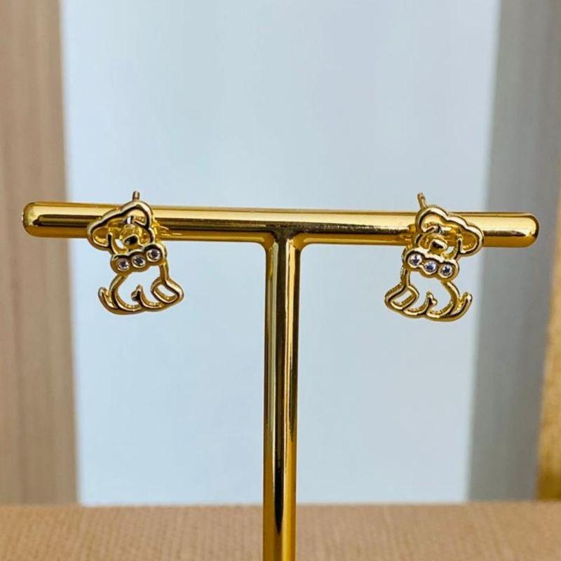 BRINCO CACHORRINHO COM ZIRCONIA