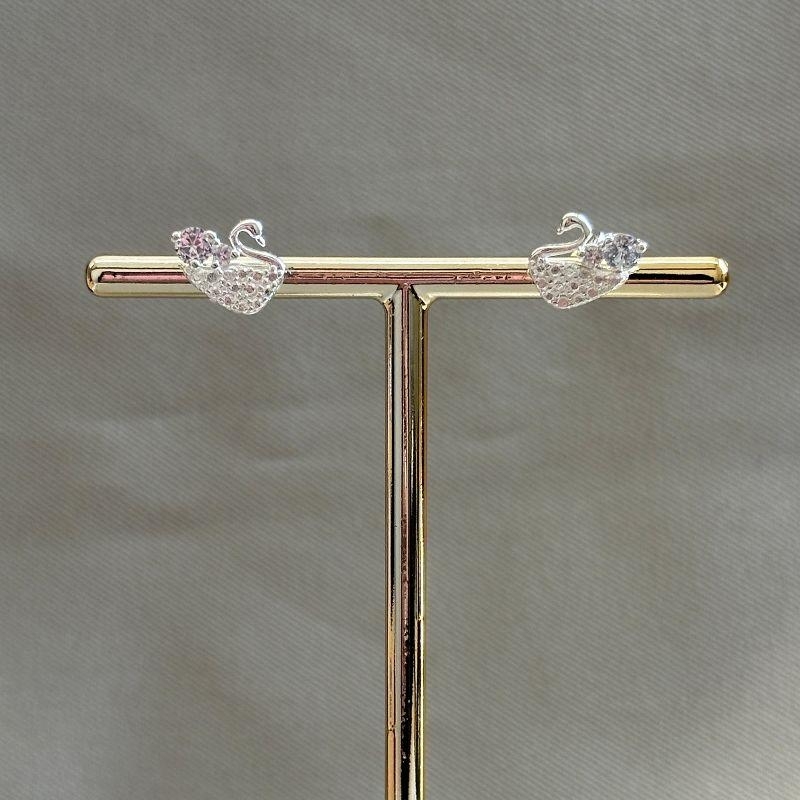 BRINCO CISNE C/LADO 2 PEDRAS ZIRCONIA