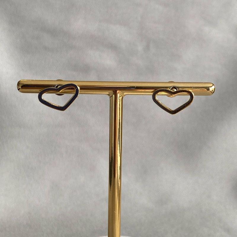 BRINCO CORAÇÃO ACHATADO VAZADO