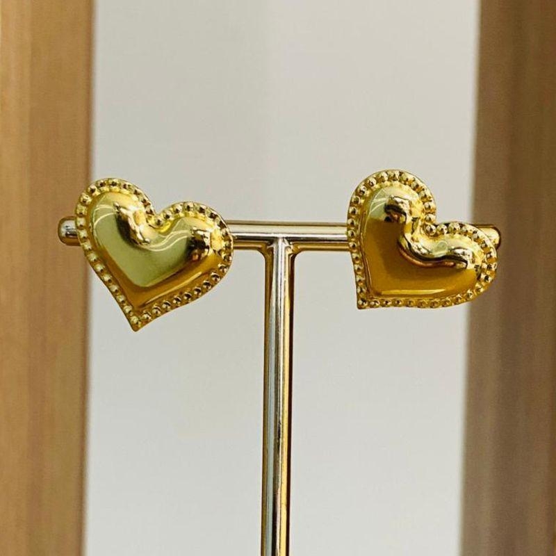 BRINCO CORAÇÃO COM BOLINHAS