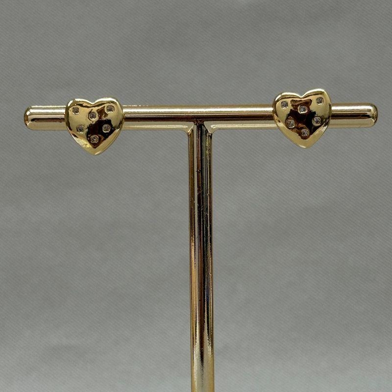 BRINCO CORAÇÃO COM ZIRCONIAS