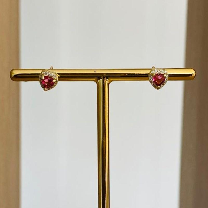 BRINCO CORAÇÃO CRAVEJADO