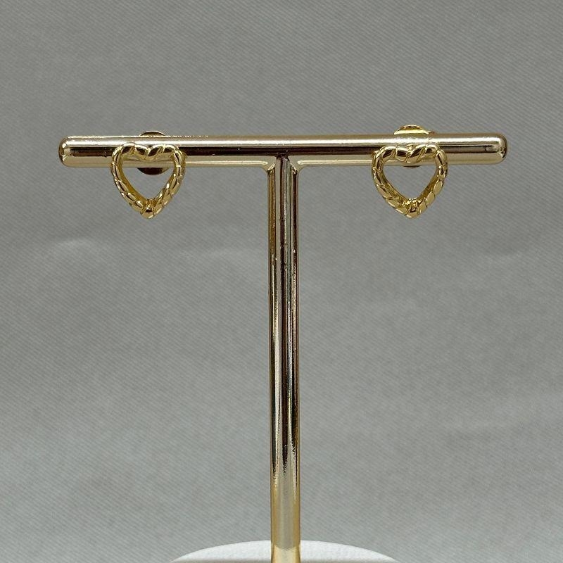 BRINCO CORAÇÃO FIO TORCIDO