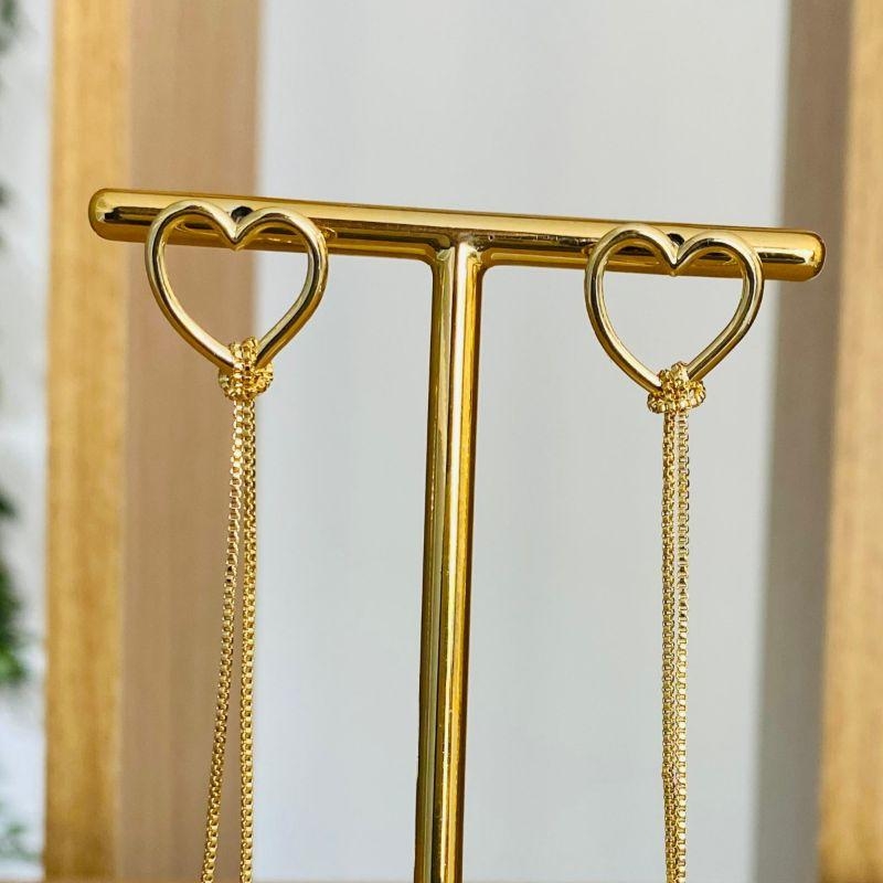 BRINCO CORAÇÃO VAZADO