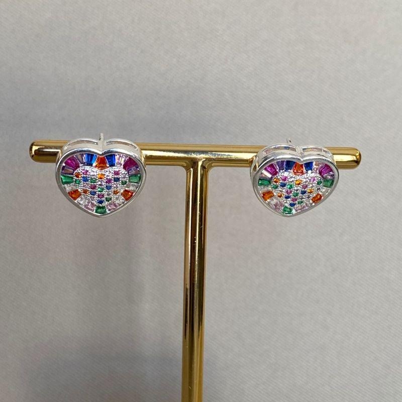 BRINCO CORAÇÃO ZIRCONIA COLORS