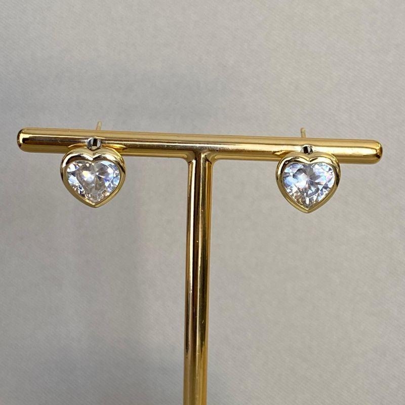 BRINCO CORAÇÃO ZIRCONIA M