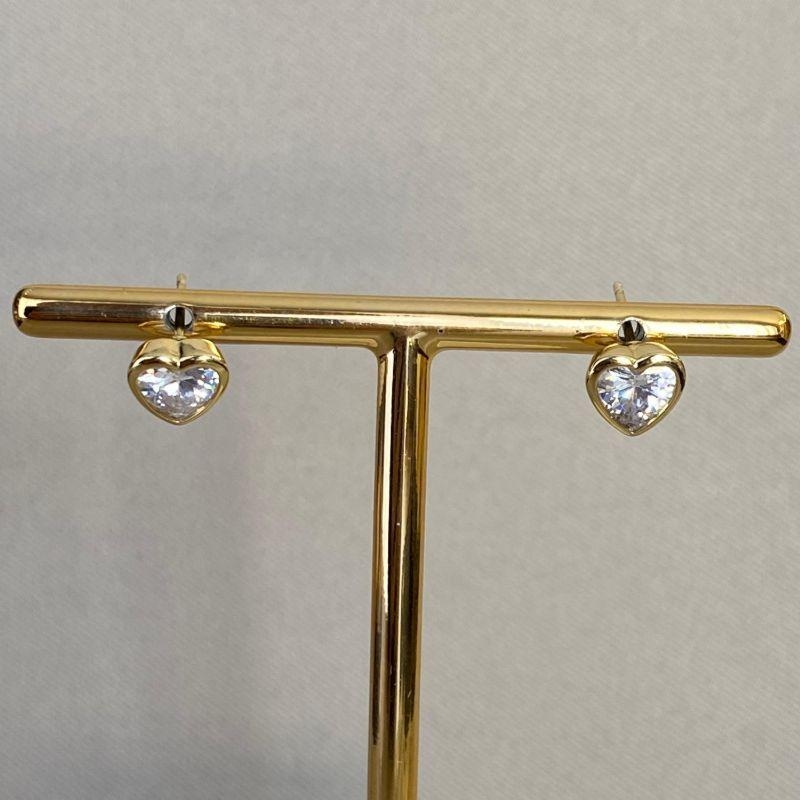 BRINCO CORAÇÃO ZIRCONIA P