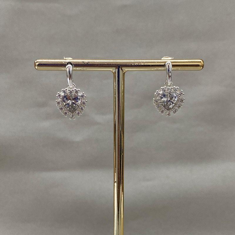 BRINCO CORAÇÃO ZIRCONIA PENDURADO