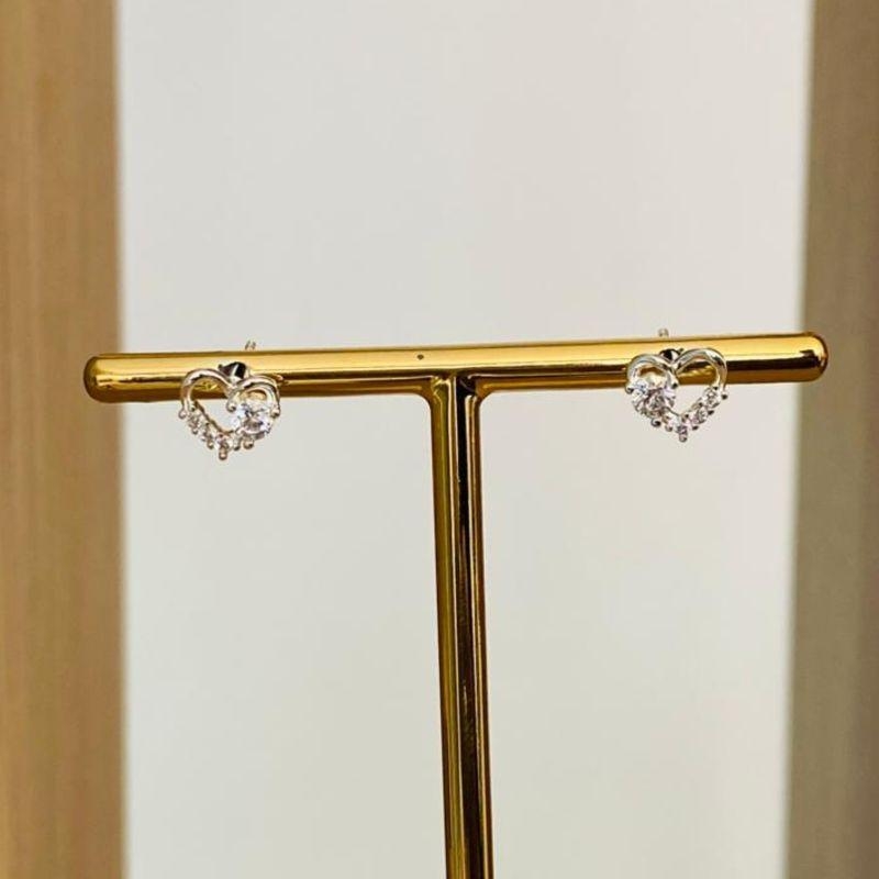 BRINCO CORAÇÃOZINHO COM ZIRCONIA