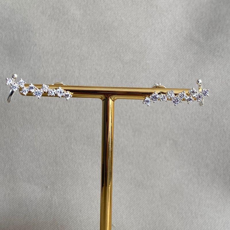 BRINCO EAR CUFF ZIRCONIAS