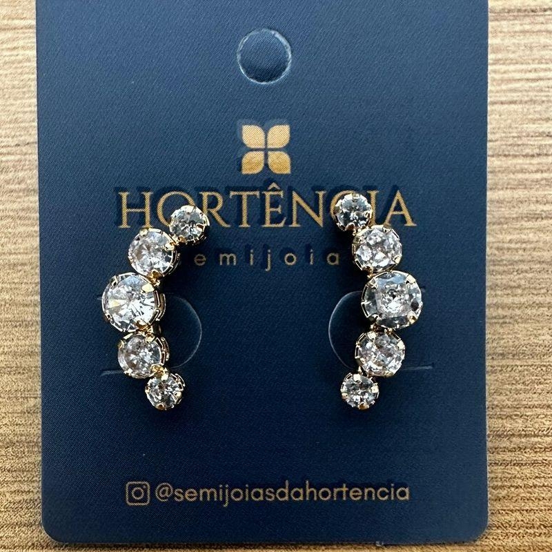 BRINCO EAR CUFF ZIRCONIAS