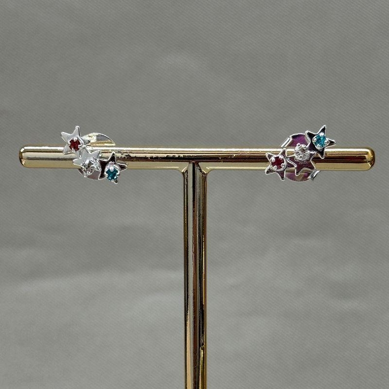 BRINCO ESTRELINHAS ZIRCONIAS