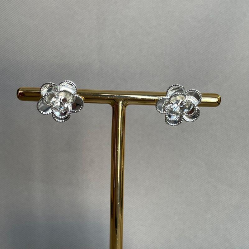 BRINCO FLOR COM ZIRCONIA