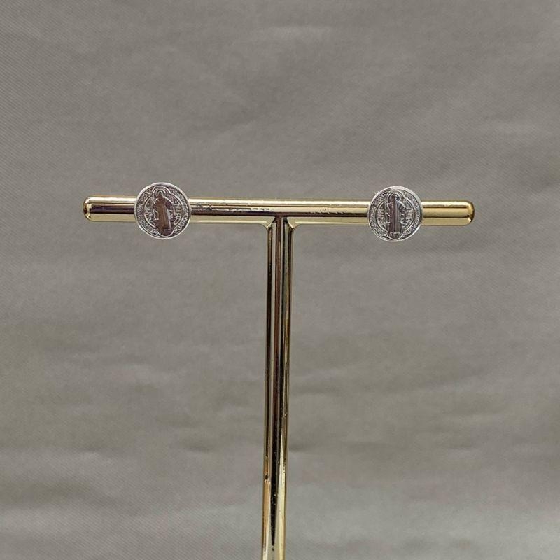 BRINCO SOLITARIO SÃO BENTO 8MM