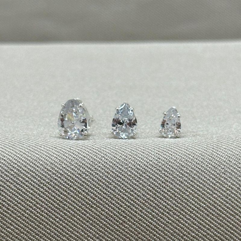 BRINCO TRIO ZIRCONIA GOTA