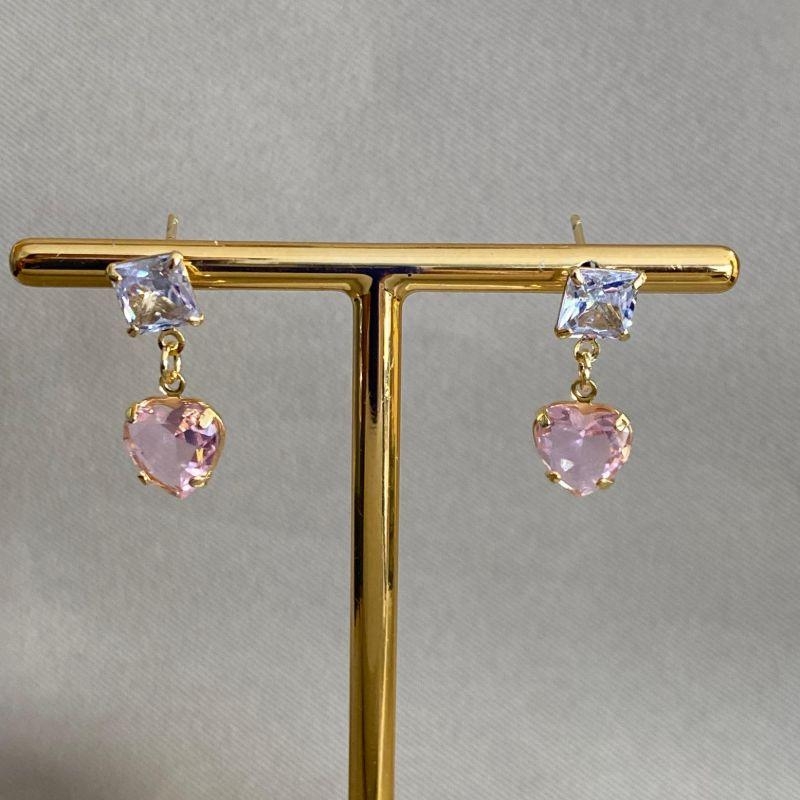 BRINCO ZIRCÔNIA CORAÇÃO