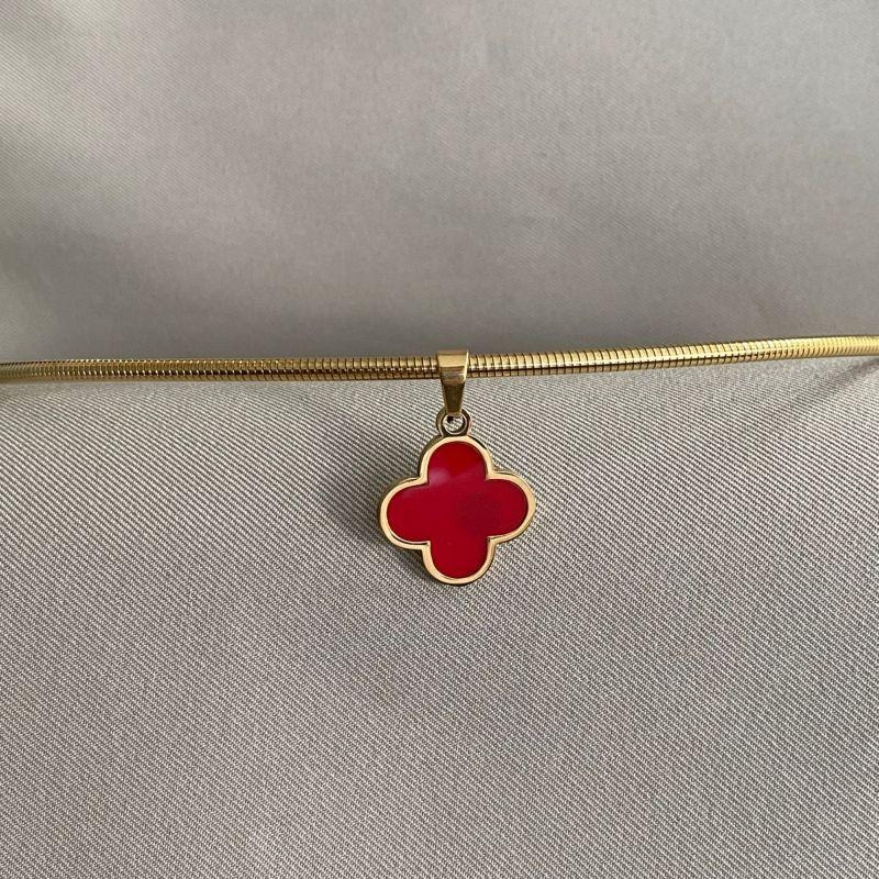 CHOCKER COM 1 TREVO VERMELHO STEEL