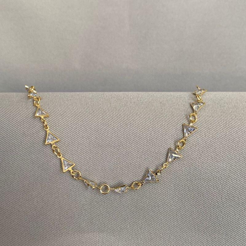 CHOCKER COM ZIRCONIA EM TRIANGULO