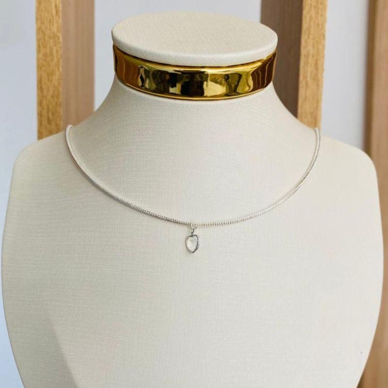 CHOCKER CORAÇÃO ZIRCONIA