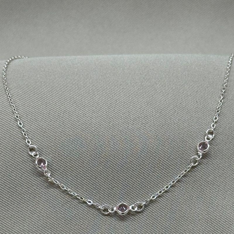 CHOCKER PONTO DE LUZ ROSA