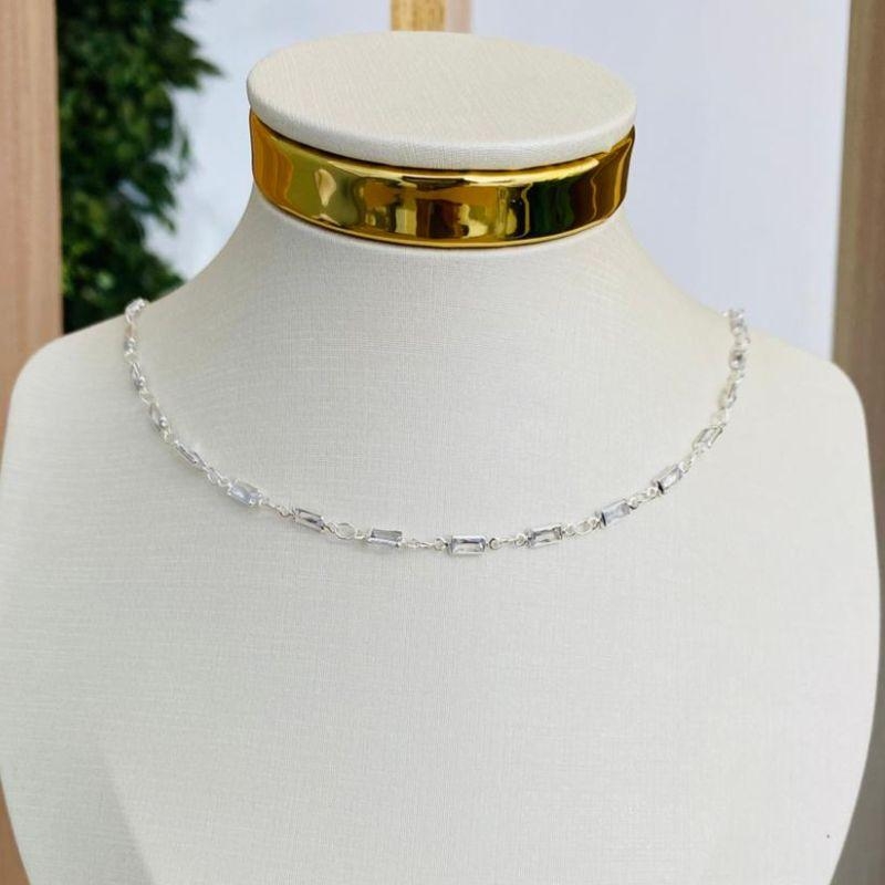 CHOCKER ZIRCONIAS RETANGULARES