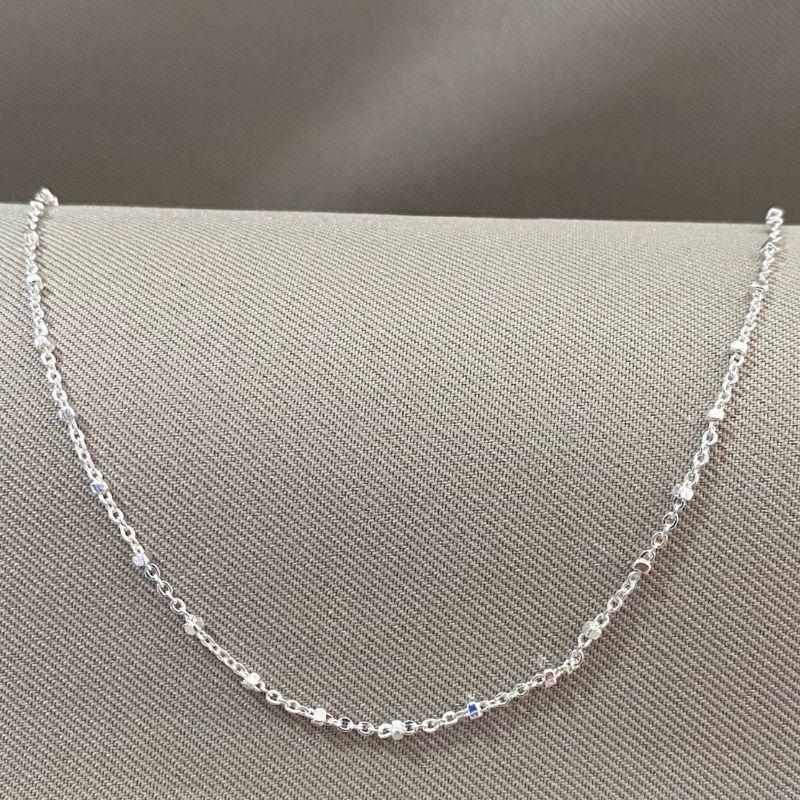 COLAR CADEADINHO COM BOLINHAS DIAMANTADAS