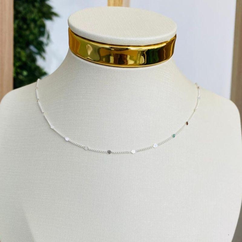 COLAR CHAPINHAS DIAMANTADAS