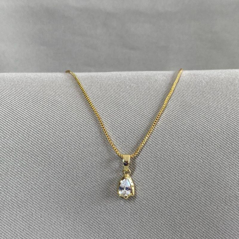 COLAR COM GOTA ZIRCONIA