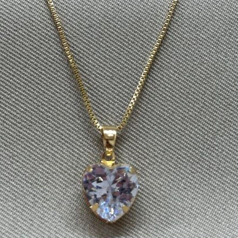 COLAR CORAÇÃO ZIRCONIA