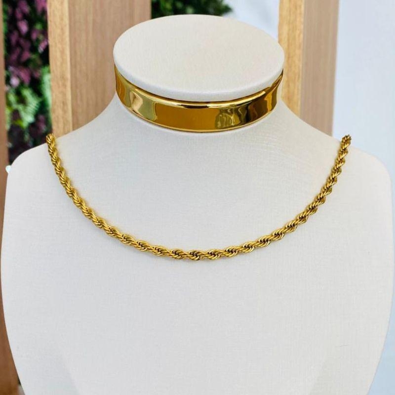 COLAR CORDÃO BAIANO 45CM STELL