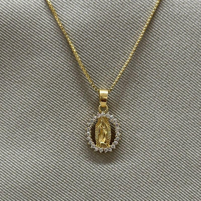 COLAR CRAVEJADO NOSSA SENHORA DAS GRAÇAS