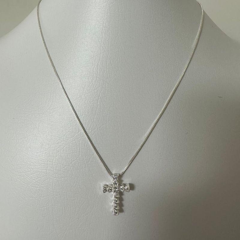 COLAR CRUZ COM ZIRCONIAS