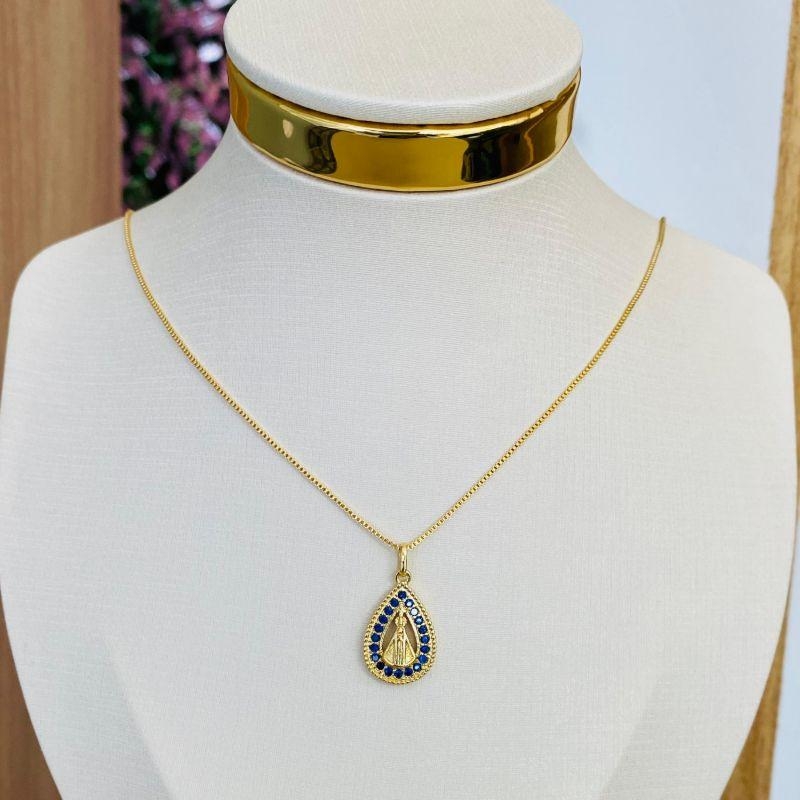 COLAR GOTA N.S APARECIDA CRAVEJADA