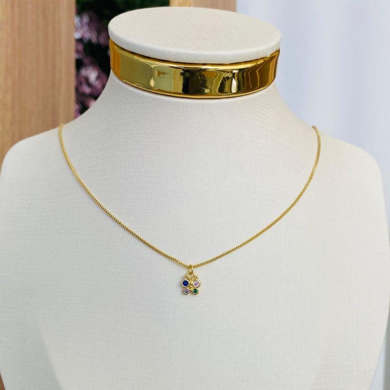 COLAR INFANTIL BORBOLETINHA