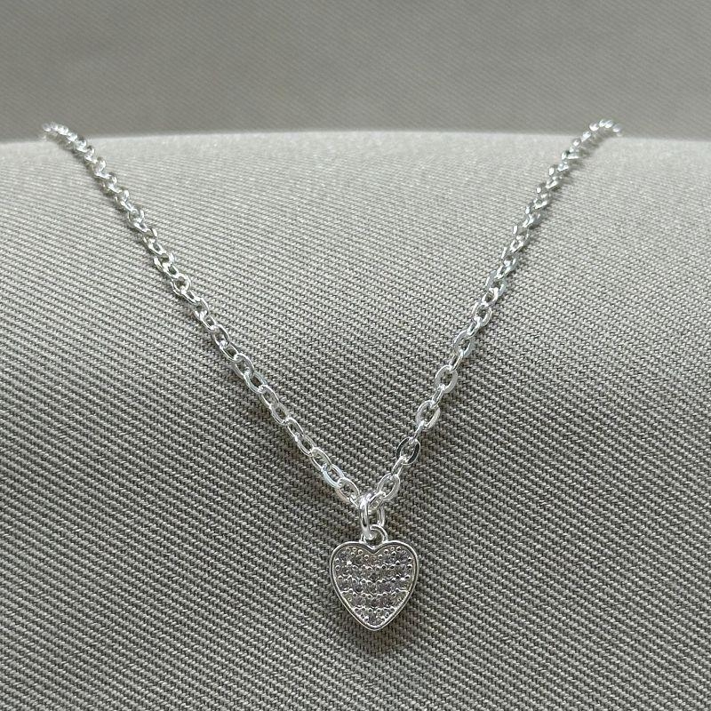 COLAR INFANTIL CORAÇÃO CRAVEJADO