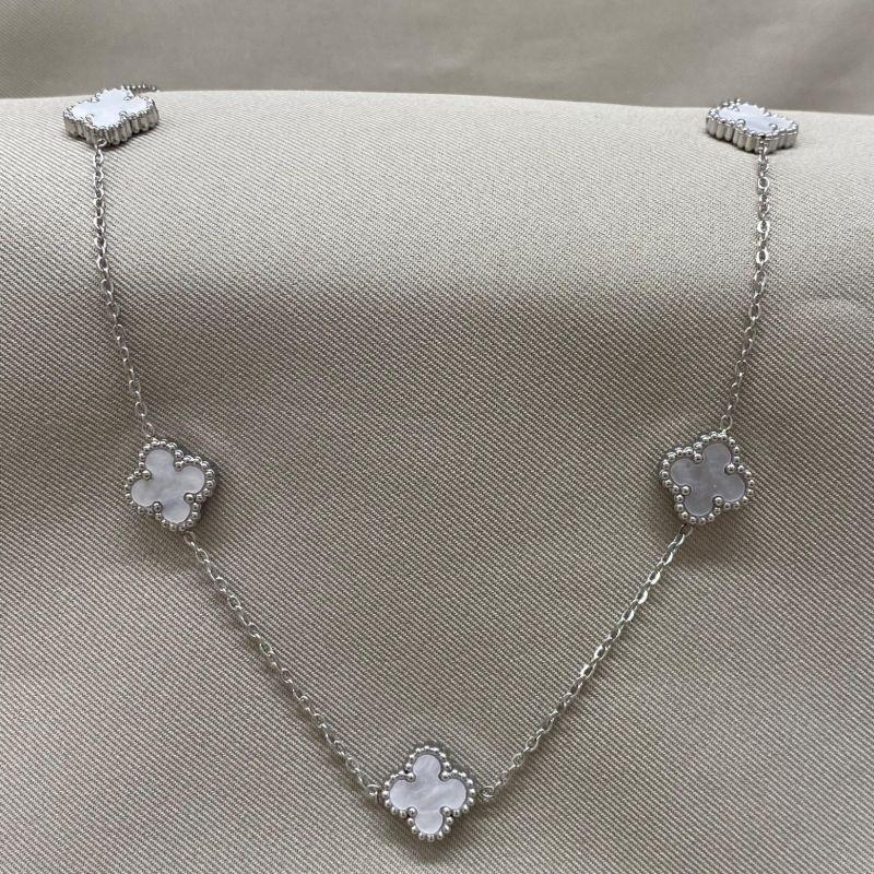 COLAR LONGO INSPIRAÇÃO VAN CLEEF STEEL