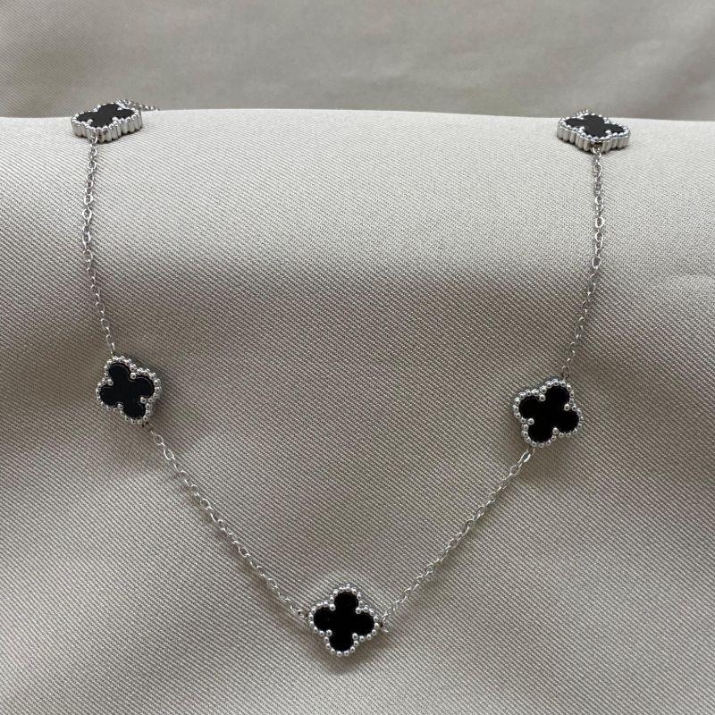 COLAR LONGO INSPIRAÇÃO VAN CLEEF STEEL