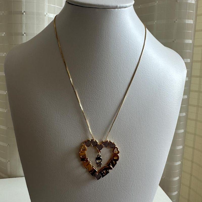 COLAR MANDALA CORAÇÃO NOMES FILHOS