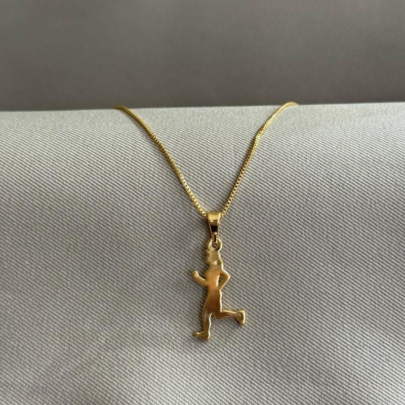 COLAR MULHER CORRENDO 2CM