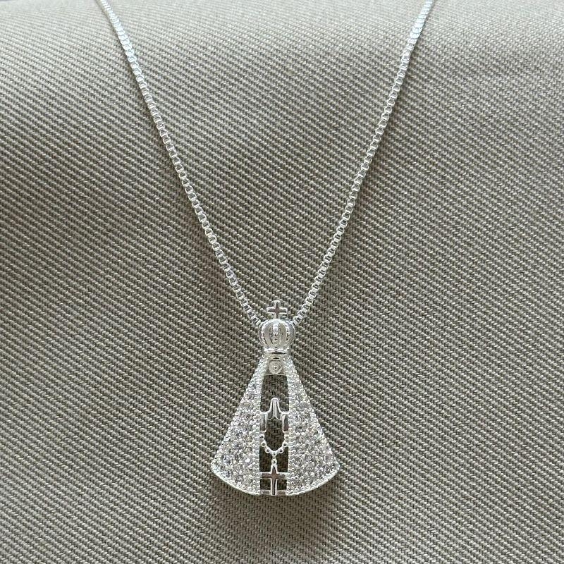 COLAR NOSSA SENHORA CRAVEJADO