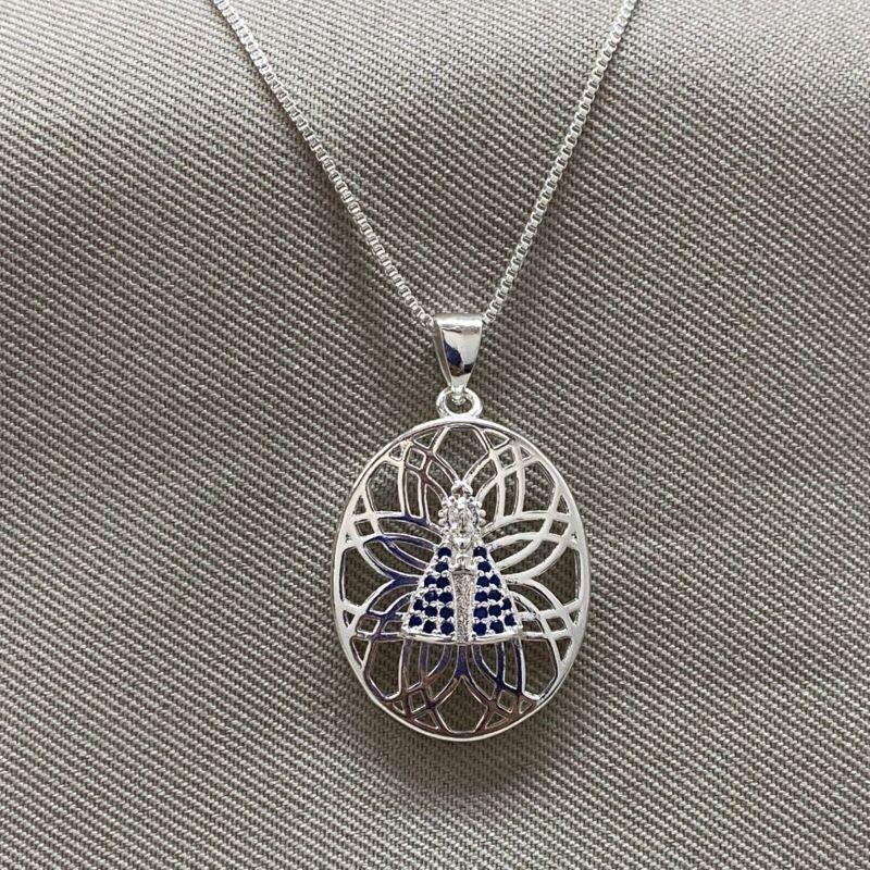 COLAR NOSSA SENHORA PING COM DETALHES