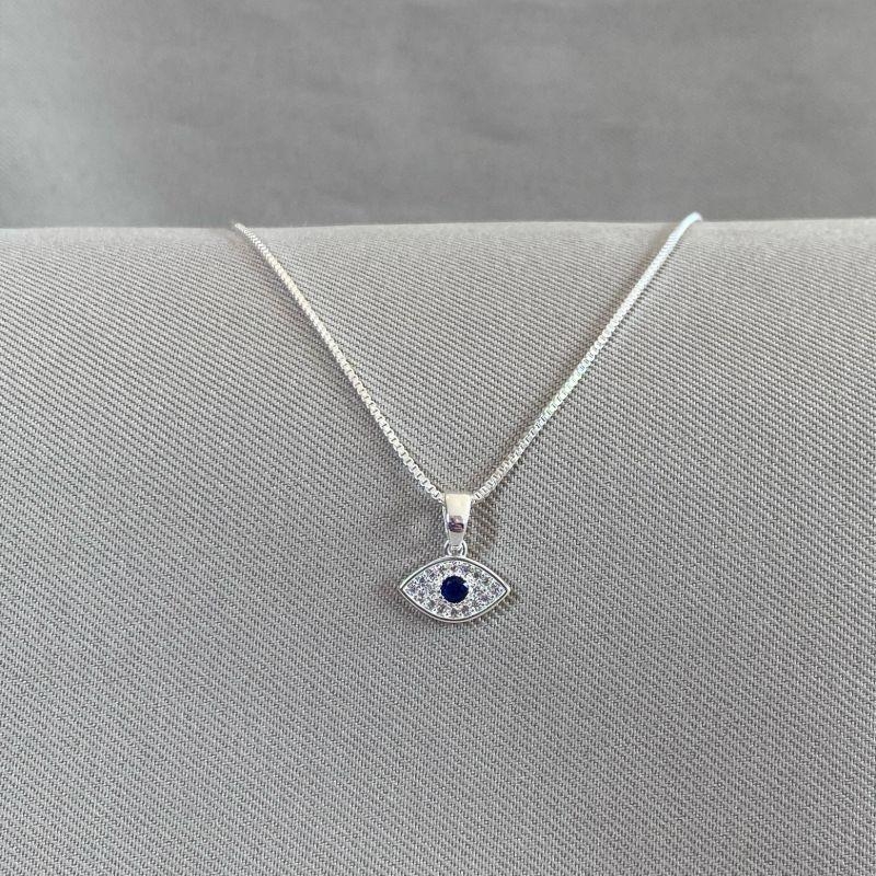 COLAR OLHO GREGO CRAVEJADO