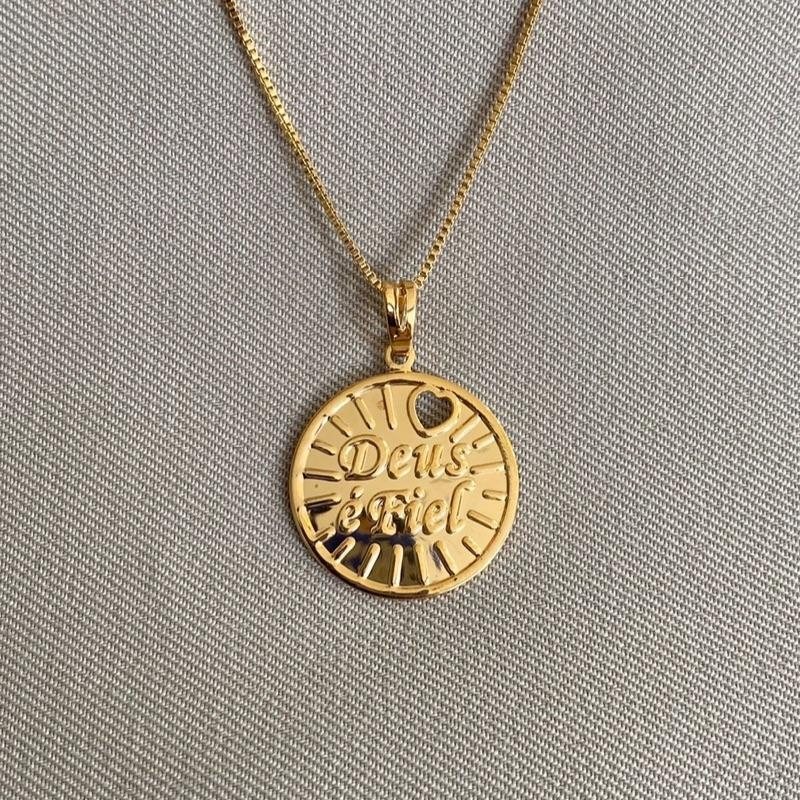 COLAR PING DEUS É FIEL