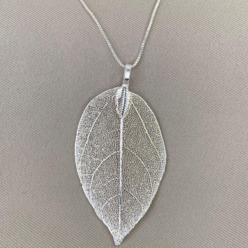 COLAR PINGENTE FOLHA NATURAL