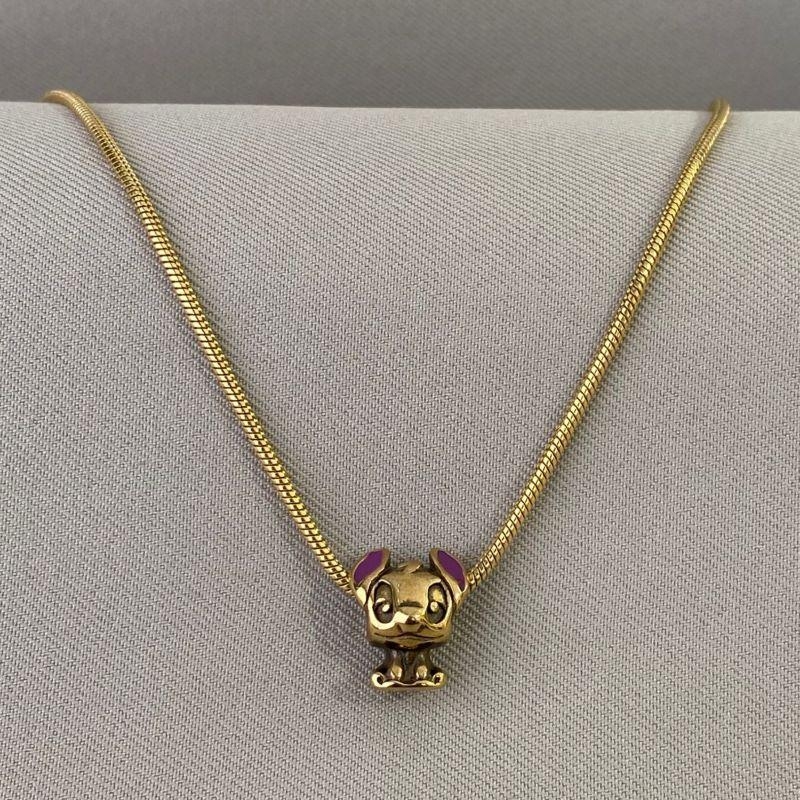 COLAR RABO RATO COM STITCH