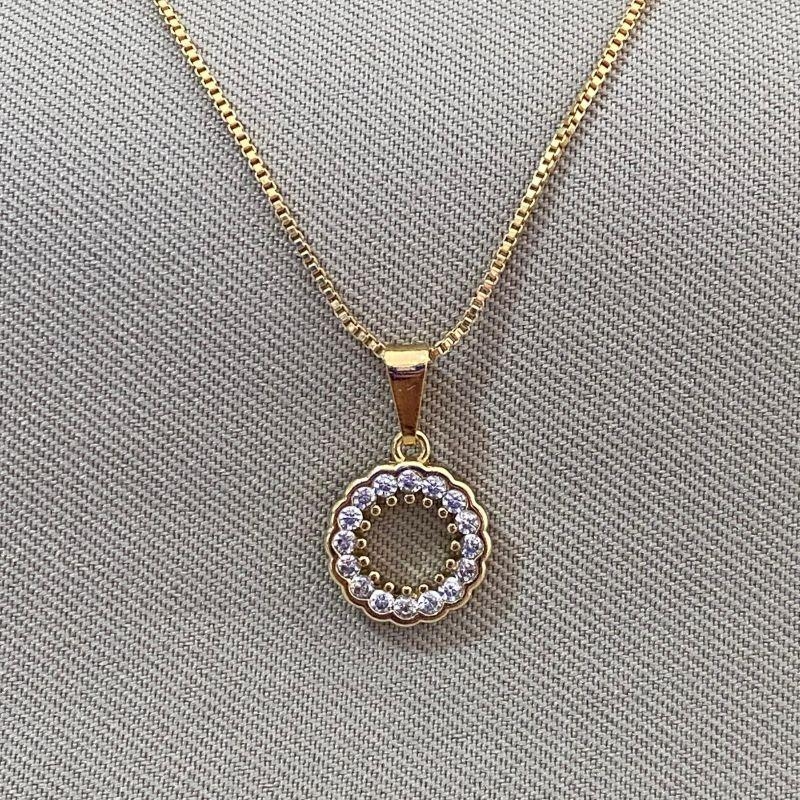 COLAR REDONDO CRAVEJADO