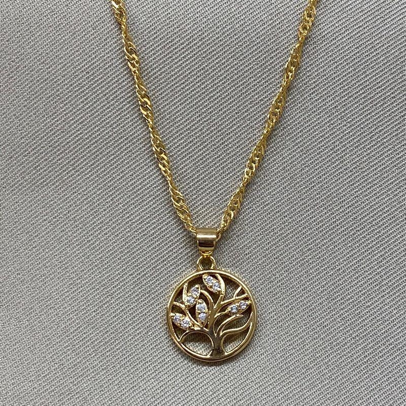 COLAR SINGAPURA PING ARVORE DA VIDA