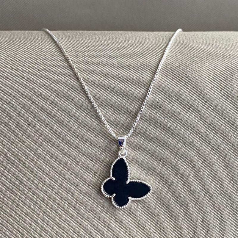 COLAR VENEZIANA BORBOLETA PRETA