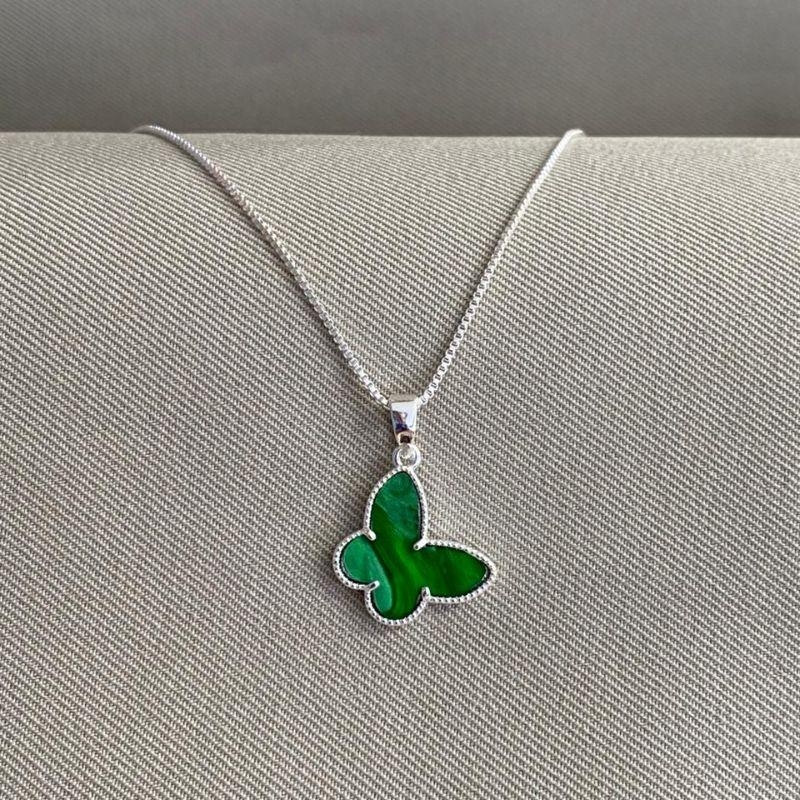 COLAR VENEZIANA BORBOLETA VERDE